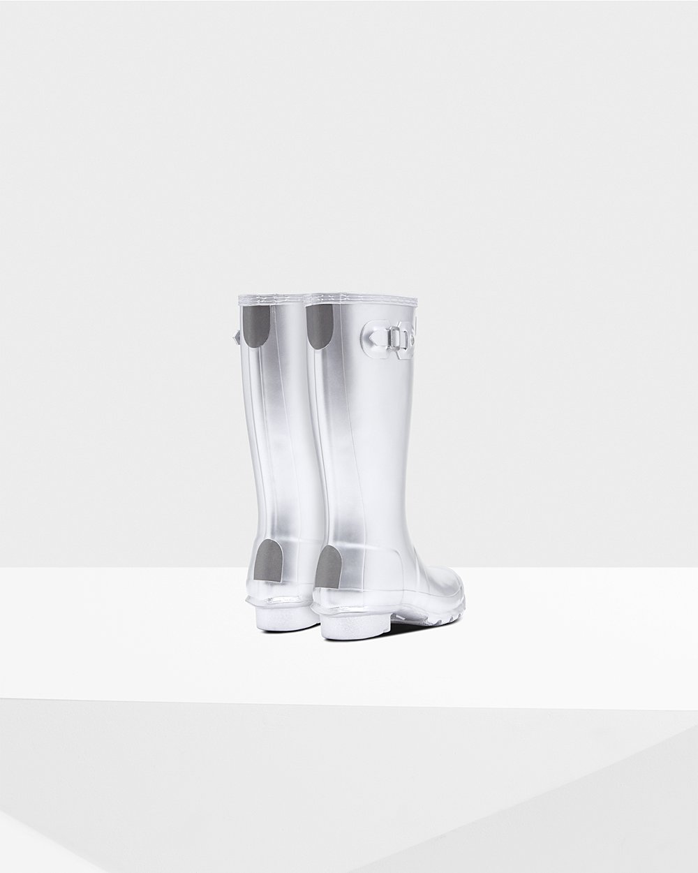 Kids Hunter Rain Boots Silver - Original Big Metallic - 7201438-TV